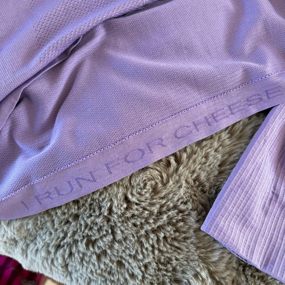 Lululemon Swiftly Tech Long Sleeve 8 Purple Lilac Top Yoga Pilates Running Gym - Picture 7 of 8